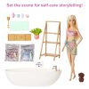 Barbie Doll & Bathtub Playset, Blonde, Confetti Soap & Accessories