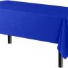 Dark Blue Plastic Table Cover