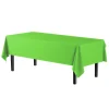 Lime Green Plastic Table Cover