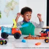 Hot Wheels Monster Trucks Arena Smashers Color Shifters 5-Alarm Rescue Playset, Fire Truck Crash Toy