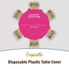 Round Hot Pink Table Cover