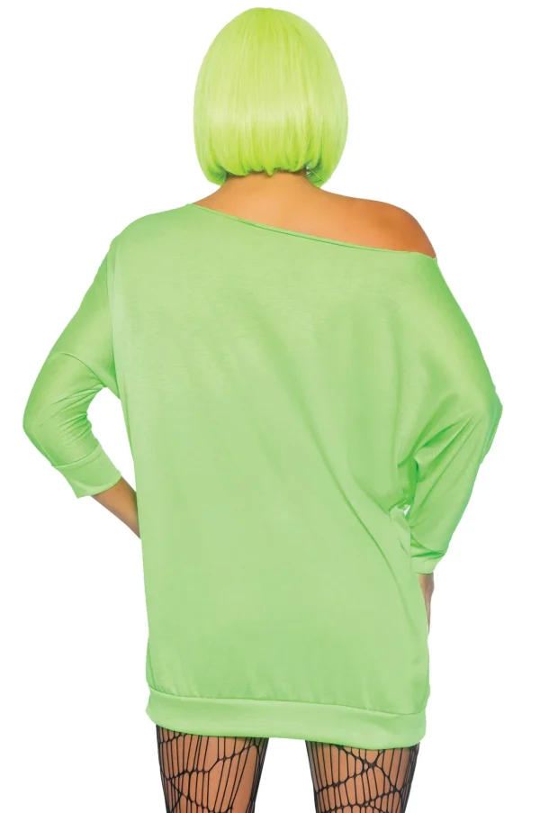 Spooky Green Jersey Dress