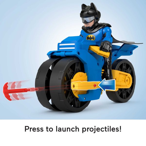 Imaginext DC Super Friends Batman Toys, XL Batcycle And Batman Figure, 10-Inches