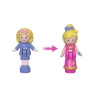 Polly Pocket Keepsake Collection Starlight Dinner Party Compact Playset With 3 Dolls And Lights
