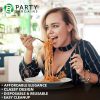 Party Bargains Disposable Cutlery set, SAPPHIRE Design, Clear Color, 360 Pieces: 180 Forks, 120 Spoons, 60 Knives