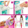 Barbie Fast Cast Clinic Playset With Brunette Barbie Doctor Doll, 4 Play Areas, 30+ Play Pieces