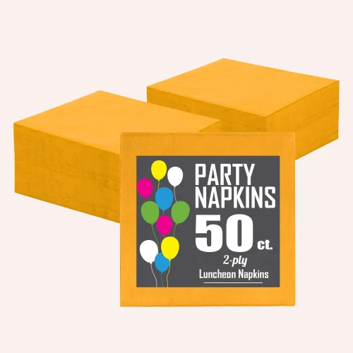 Yellow Luncheon Napkins | 50 Count