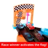 Disney And Pixar Cars Glow Racers Launch & Criss-Cross Playset With 2 Glow-In-the-Dark Vehicles