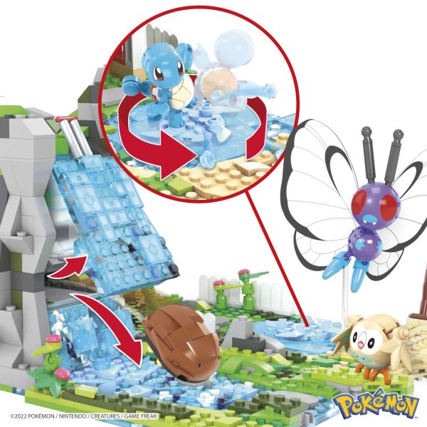 MEGA Pokémon Building Toy Kit Jungle Voyage (1362 Pieces) With 4 Action Figures For Kids