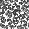 Classic Black Printed Paper Napkins | 20 Count