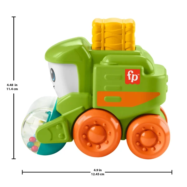 Fisher-Price Push-Along Toy Vehicles With Fine Motor Activities For Infants, Styles May Vary