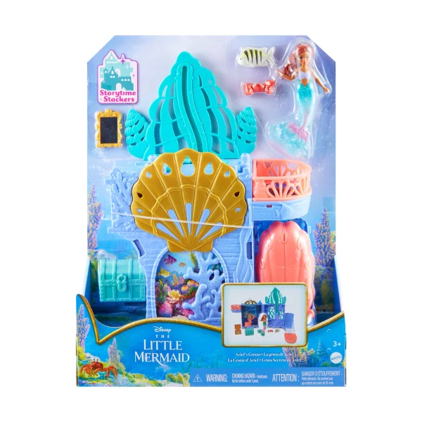 Disney The Little Mermaid Storytime Stackers Ariel's Grotto Playset And 10 Accessories