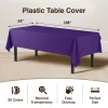 Purple Plastic Table Cover