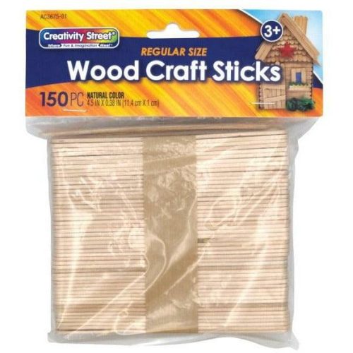 Creativity Street Craft Stick Natural 4.5in 150ct