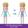 Polly Pocket Unicorn Dream Cruise Playset, Portable Boat With 1 Doll, Water Play And Color Change Accessories, 23 Total Pieces