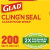 Glad® Press'n Seal® Plastic Food Wrap - 100 Square Foot Roll - 3 Pack (Package May Vary)