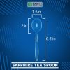 Party Bargains Disposable Cutlery set, SAPPHIRE Design, Clear Color, 360 Pieces: 180 Forks, 120 Spoons, 60 Knives