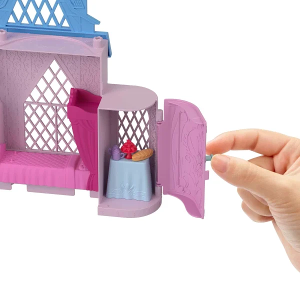 Disney Frozen Storytime Stackers Playset, Anna's Arendelle Castle Dollhouse With Small Doll