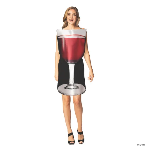 Cheers to Fun! Glass of Red Wine