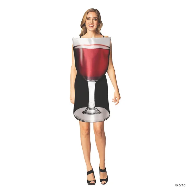 Cheers to Fun! Glass of Red Wine
