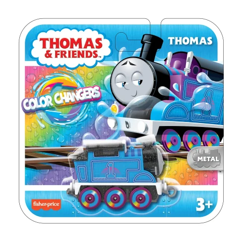 Thomas & Friends Color Changers Neon Thomas Diecast Metal Toy Train Engine For Preschool Kids