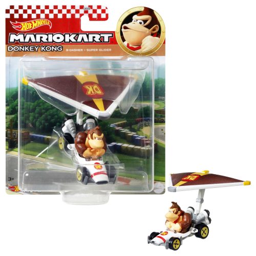 Hot Wheels Mario Kart Donkey Kong B-Basher And Super Glider