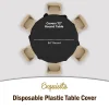 Premium Round Black Table Cover