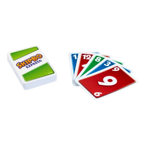 Skip-Bo Express Card Game For Kids, Adults & Family Night