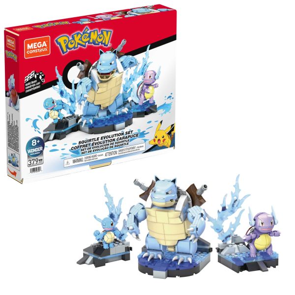 MEGA Pokémon Squirtle Evolution Construction Set