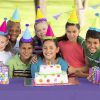 Purple Plastic Table Cover