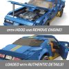 MEGA Hot Wheels '77 Pontiac Firebird (1:18 Scale) Collectible Building Set (844 Pcs)