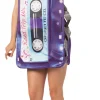 Retro Mix Tape Mini Dress