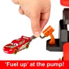 Disney And Pixar Cars Glow Racers Launch & Criss-Cross Playset With 2 Glow-In-the-Dark Vehicles