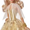 2023 Holiday Barbie Doll, Seasonal Collector Gift, Golden Gown And Blond Hair
