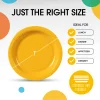 7 In. Yellow Paper Plates - 50 Ct.