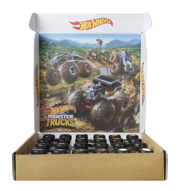 Hot Wheels Monster Trucks Assortiment 12 Véhicules Chaos Ultime