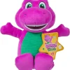 Fisher-Price Barney's World 8-Inch Plush Barney Toy Dinosaur For Toddlers & Preschool Kids