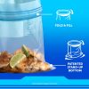 Ziploc Quart Food Storage Freezer Bags, Stay Open Design with Stand-Up Bottom, Easy to Fill, 75 Count