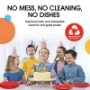 10 In. Red Plastic Plates | 50 Count