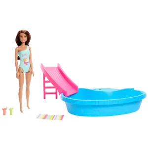Barbie Extra Mini Minis Doll With Blue Hair, Accessories And Doll Stand, 3.25-Inch Collectible