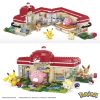 MEGA Pokémon Building Toy Kit, Forest Pokémon Center (648 Pieces) With 4 Action Figures