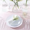 Party Bargains Disposable Cutlery set, SAPPHIRE Design, Clear Color, 360 Pieces: 180 Forks, 120 Spoons, 60 Knives