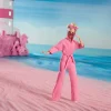 Barbie The Movie Collectible Doll, Margot Robbie As Barbie in Pink Power Jumpsuit
