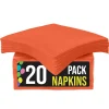 Orange Luncheon Napkins | 20 Count