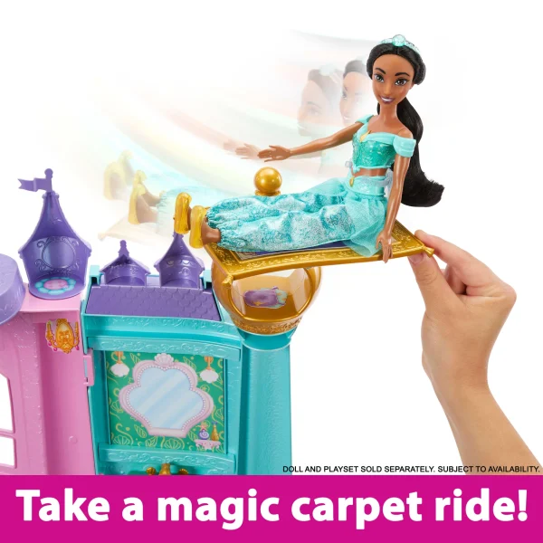 Disney Princess Ultimate Castle Doll House With Lights & Sounds & 25+ Accessories Pieces, 4 Ft Tall