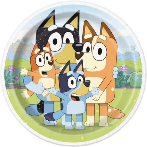 Bluey 9 inch Plate 8ct