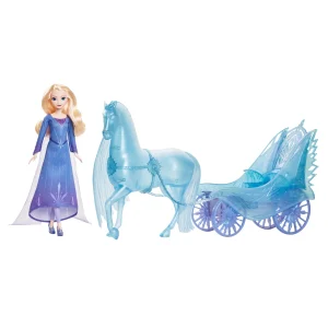 Disney Princess Cinderella's Rolling Carriage & Horse With Brushable Mane & Tail