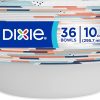 Dixie Small Paper Bowls, 10 Oz, 36 Count (Pack of 8), Microwave-Safe, Soak-Proof, Disposable Bowls Great For Snacks, Dessert, And Light Lunch Meals