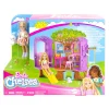 Chelsea Barbie Doll And Treehouse Playset With Pet Puppy