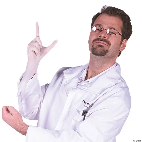 Seymour Bush Lab Coat Costume - Explore the Fun Side of Science! 🥼😄